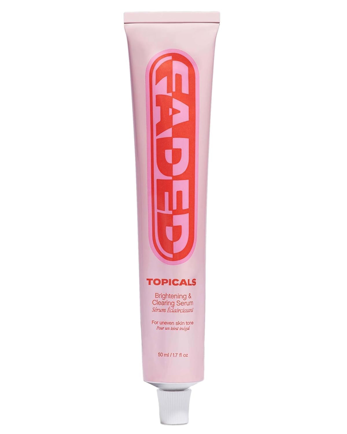 Faded Brightening and Clearing Serum | Reduces Discoloration Post-Blemish Marks Scars Spots Contains Kojic Acid Niacinamide Dermatologist-Tested Vegan Cruelty-Free Fl Oz