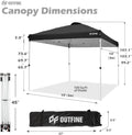 Outdoor pop-up gazebo 10x10 for patio or event use