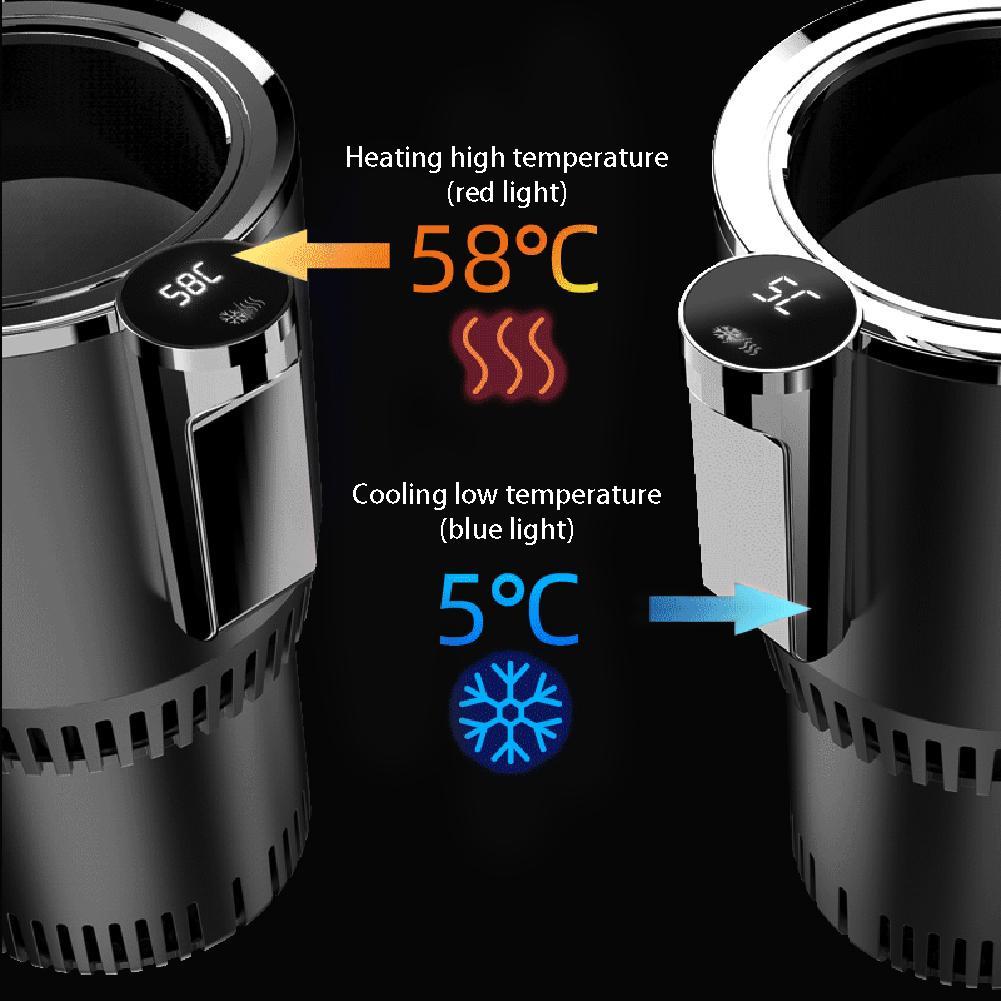 Intelligent car cup cooler warmer