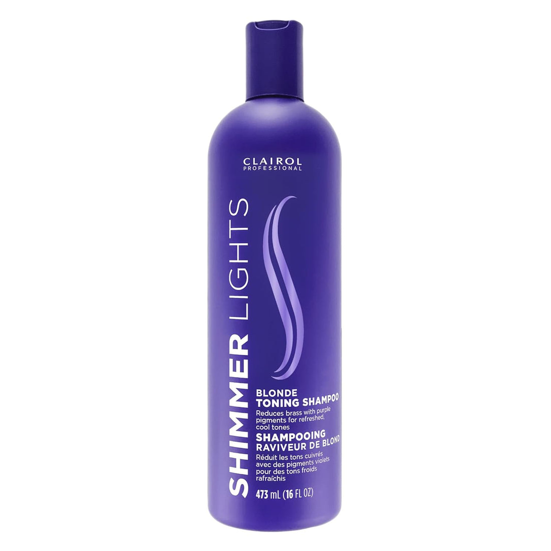 Shimmer Lights Purple Shampoo | Neutralizes Brass & Yellow Tones | for Blonde, Silver, Gray & Highlighted Hair