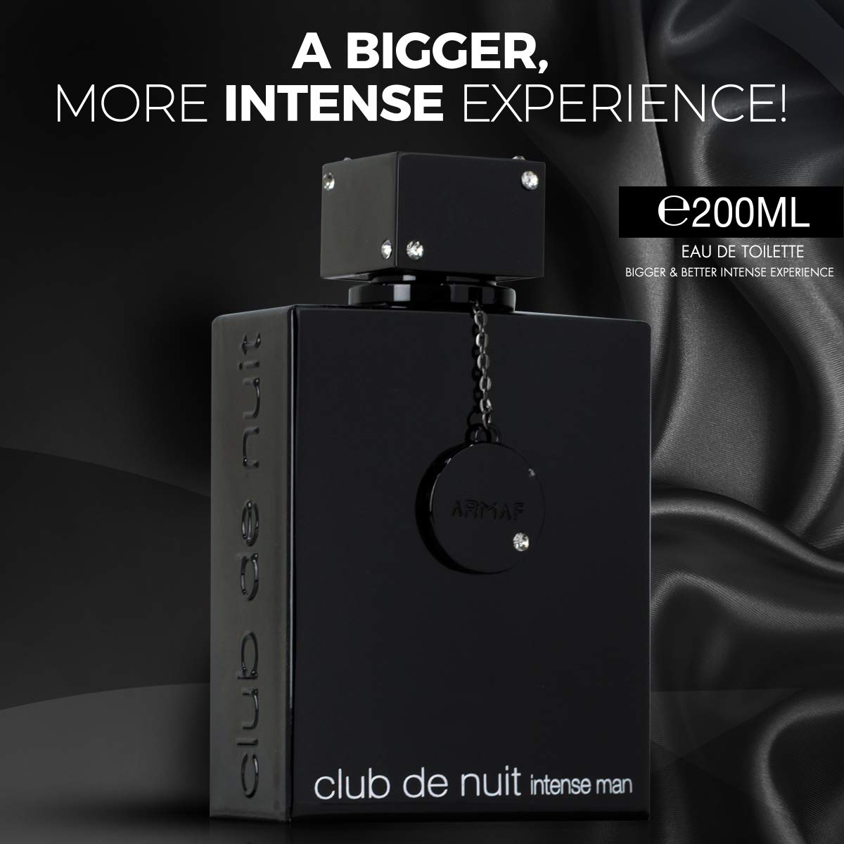 Club De Nuit Intense for Men Eau De Parfum Spray, 6.8 Ounce / 200 Ml