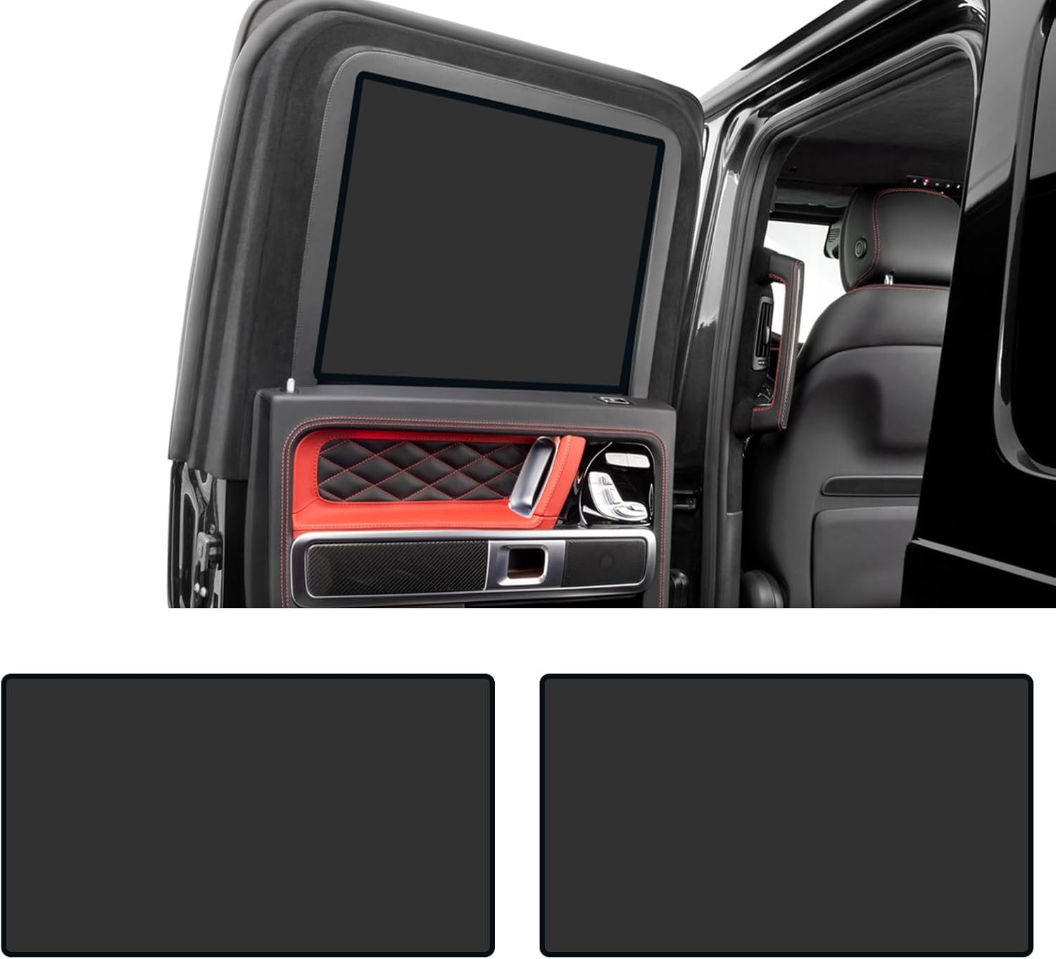 Driver Side Window Sun Shade 2PCS Car Magnetic Window Shades for Baby and Privacy, Car Windows Curtains Covers Front Side Glass 99% UV Protection Magnetic Blackout Windows Cover Tint