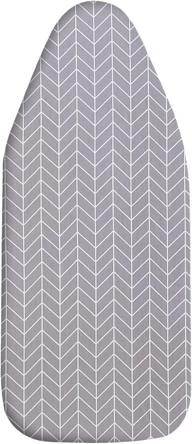 Small Ironing Board Cover Scorch Resistant, Cotton Table Top Ironing Cover with Padding Heat Reflective Heavy Duty Pad (Owl, 12.5"X32")