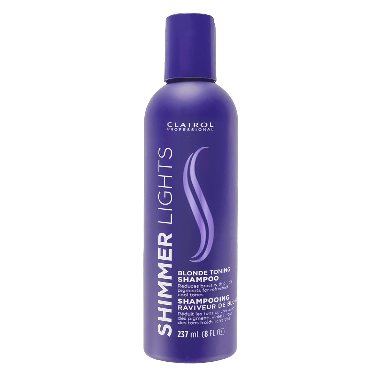 Shimmer Lights Purple Shampoo | Neutralizes Brass & Yellow Tones | for Blonde, Silver, Gray & Highlighted Hair
