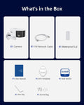 FCD600 Dual-Lens Outdoor Security Camera with 180° Fov, 6MP Panoramic Poe IP Camera, Smart Human/Vehicle Detection, Color Night Vision, Two Way Audio, Supports Microsd Card up to 256GB