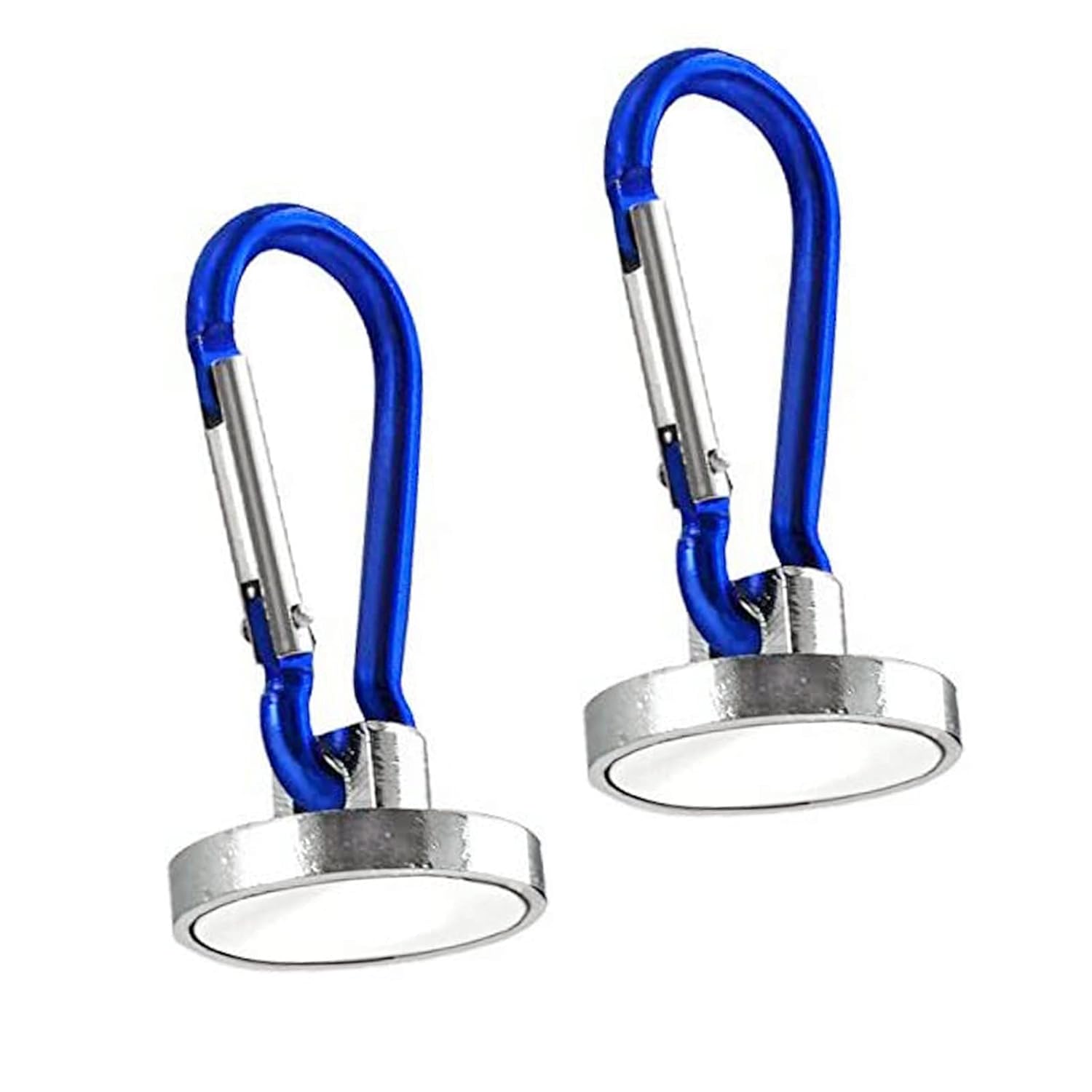 Super Strong Neodymium Magnet Holds 35 Lbs Sintered Ndfeb Magnetic Hooks (Pack of 2) (Snap Hook)