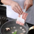 White Triple Meatball Maker, None-Stick Meatball Maker Melon Ballers, Meat Ball Scoop with Cutting Spade Ball Maker,Fruit and Vegetable Tools Creative Kitchen