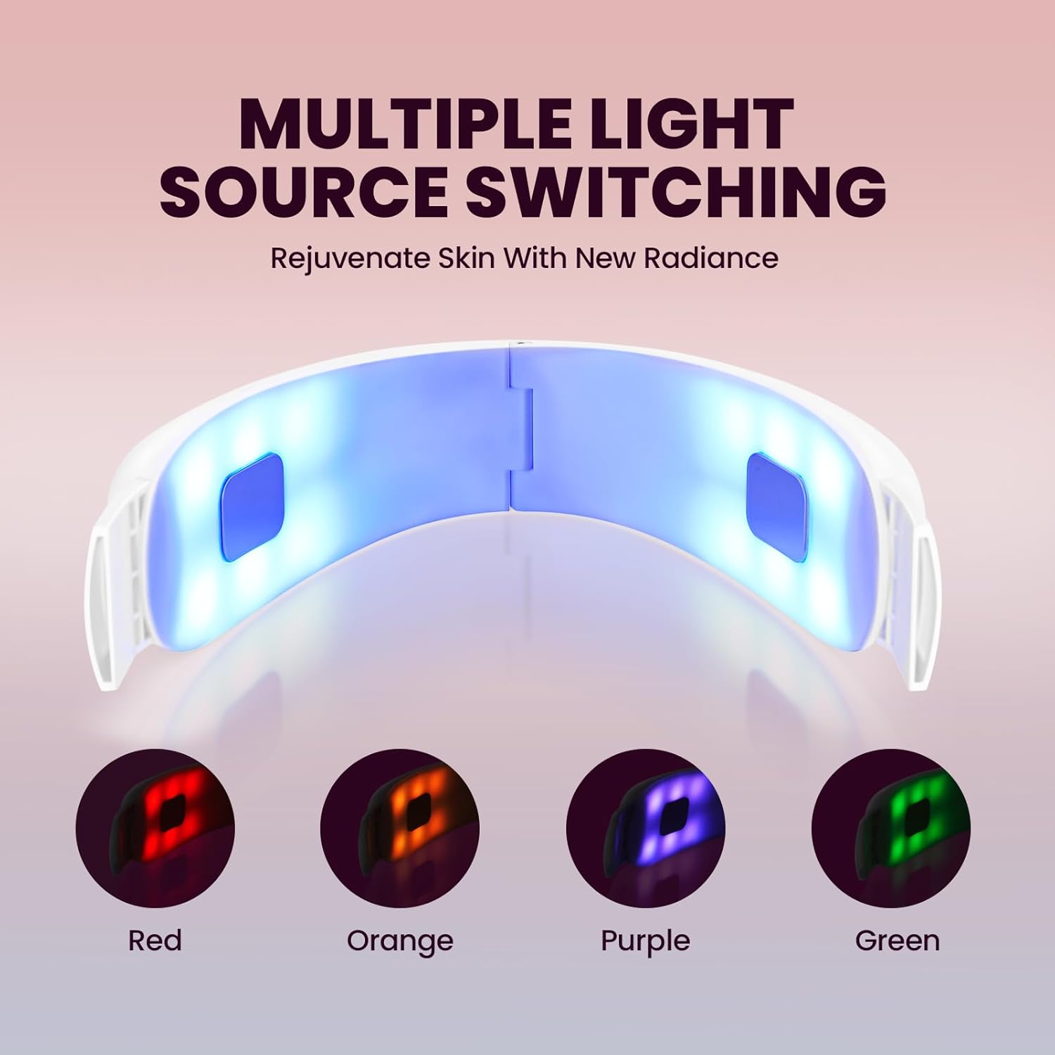 Electric Double Chin Device and V-Face Machine with 8 Modes and 15 Gear Adjustable Intensities - Intelligent Double Chin Machine for V-Face