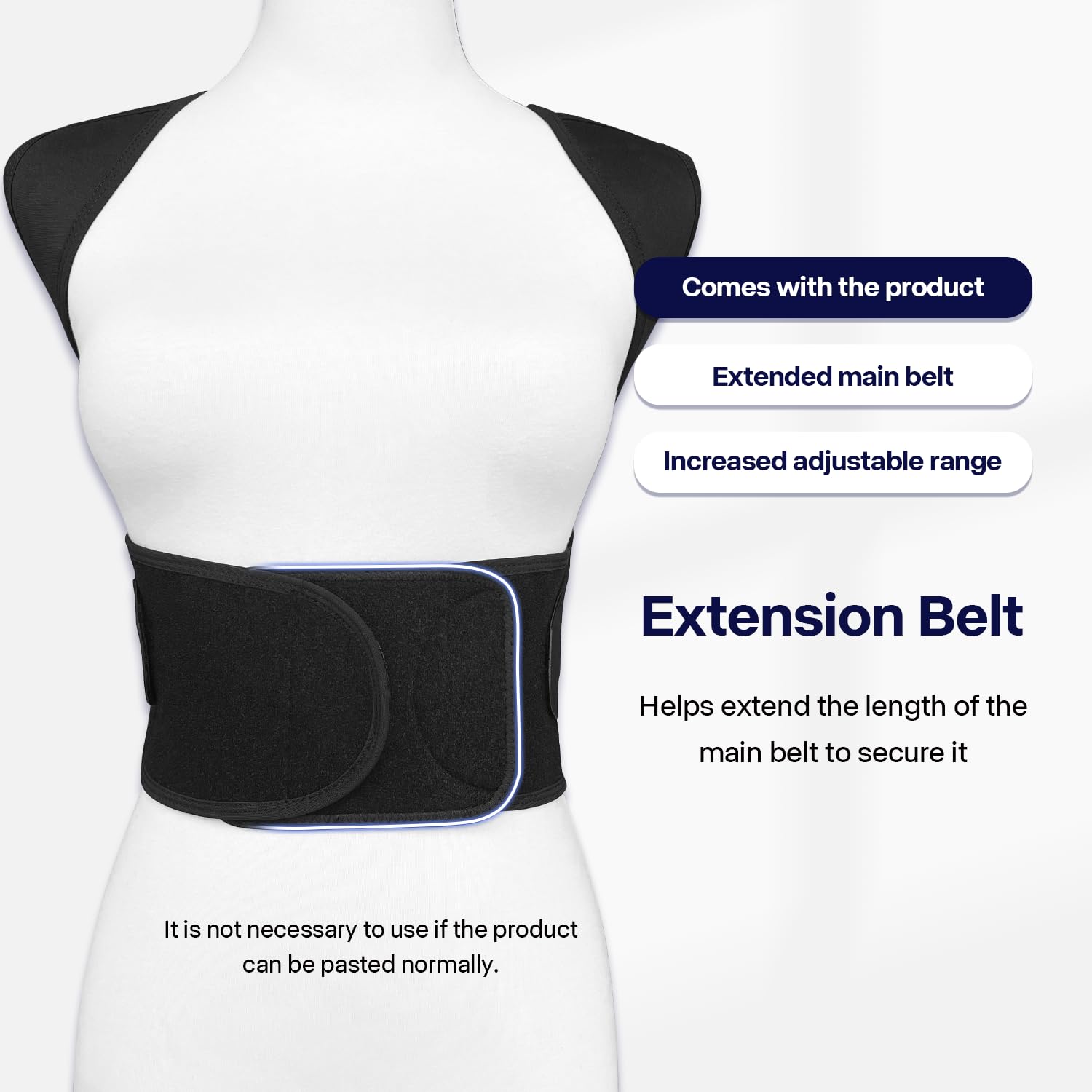 Posture Corrector for Women and Men,Adjustable Shoulder Straightener,Back Support Brace,Upper Spine Scoliosis, Hunchback
