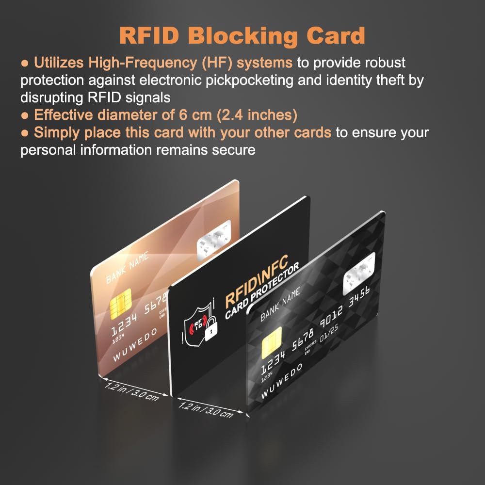 For Iphone 16 Pro Max Clear Wallet Case with RFID Blocking Card, up to 5 Cards, Hybrid Protective Case with Card Holder, TPU + PC, Anti-Yellowing, 6.9" 2024