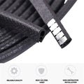 Universal Car Door Guards 33Ft(10M), Rubber U Shape Edge Trim Protection Strip, Black No-Glue Design Fits Most Vehicles
