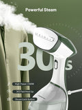 Steamer for Clothes, Portable Handheld Garment Steamer, 1500W 2 in 1 Fabric Wrinkles Remover, 30-Second Fast Heat-Up, 250Ml Detachable Water Tank, Steam Iron for Home and Dorm (120V Only)