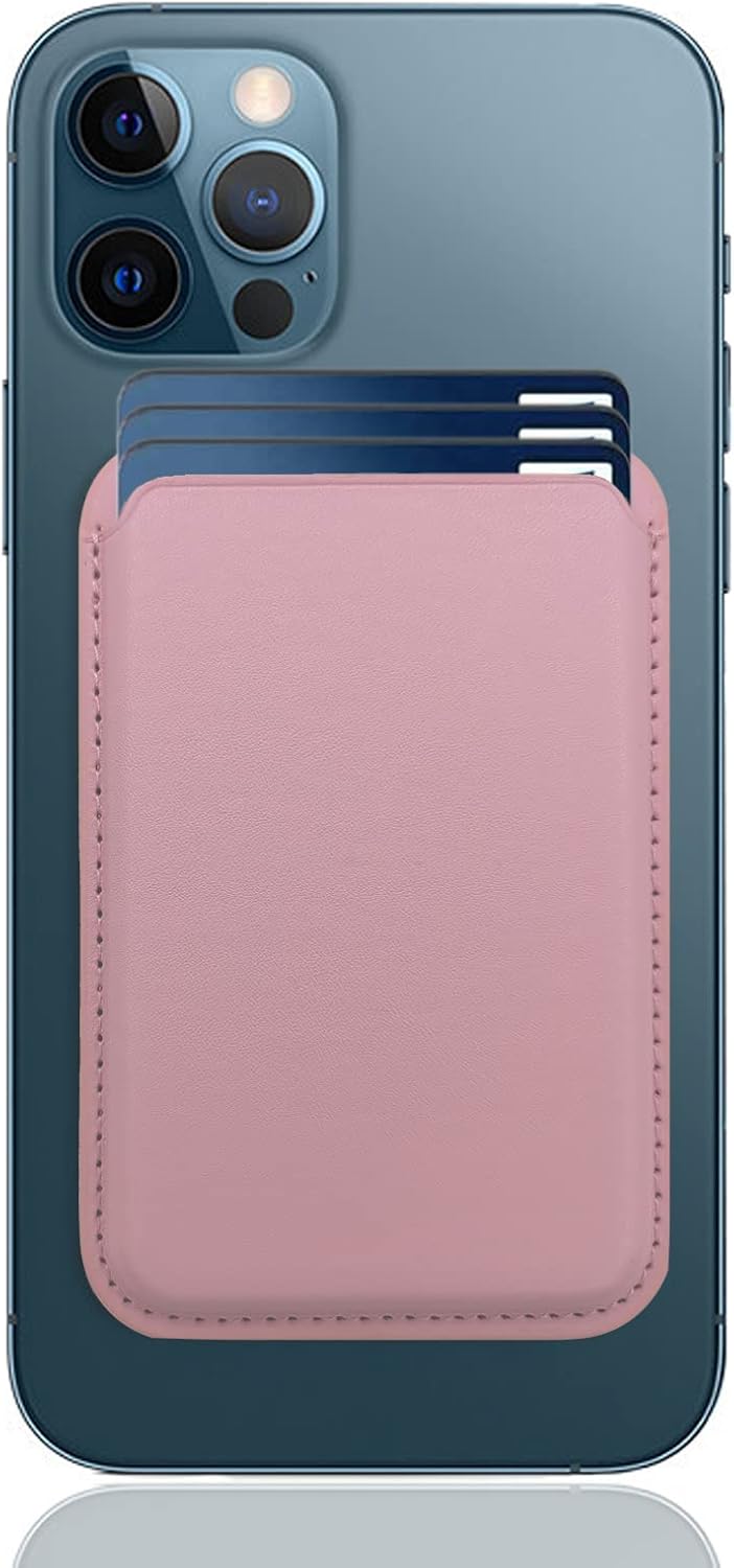 Magnetic Wallet Compatible with Magsafe for Iphone 16 15 14 13 12 Pro Max plus Model, None-Cutout Mag 3 Safe Card Holder Stick on for Apple Cell Phone, Midnight Black
