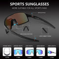 Polarized Cycling Glasses Sports Sunglasses, UV400 Protection, Men Women Running Fishing Driving Baseball Glasses