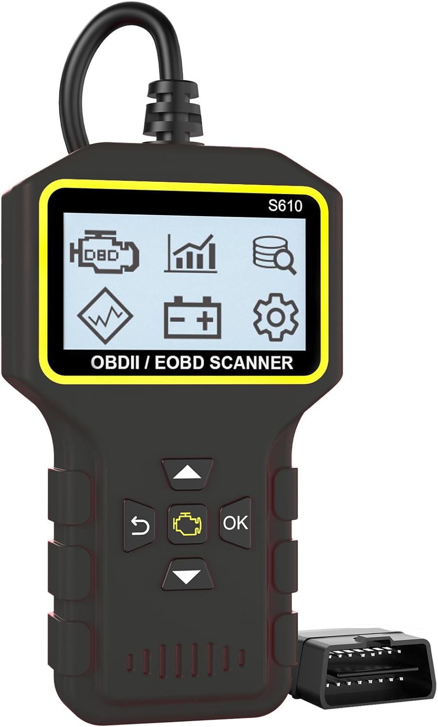 Heavy Duty Truck Scanner,Full System Diesel Diagnostic Scan Tool and Code Reader for Cummings, Detroit,Freightliner,International,Paccar,Check Truck Engine and Car 2 in 1 Code Reader/Obd2 Scanner