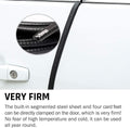 Universal Car Door Guards 33Ft(10M), Rubber U Shape Edge Trim Protection Strip, Black No-Glue Design Fits Most Vehicles