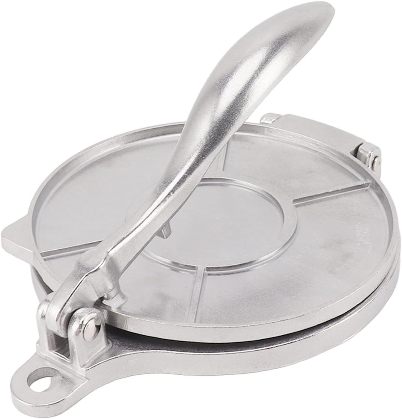 Tortilla Press, Aluminum Alloy Manual Tortilla Maker Quesadilla Maker Pataconera Maker Rotis Press Quesadilla Press for Pizza Pie Patty Making (16Cm Black)