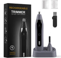 Ear and Nose Hair Trimmer for Men, 2025 Professional Painless USB Rechargeable Eyebrow & Facial Electric Hair Trimmer for Men Women, Powerful Motor, Dual Edge Blades, IPX7 Waterproof Easy Clean