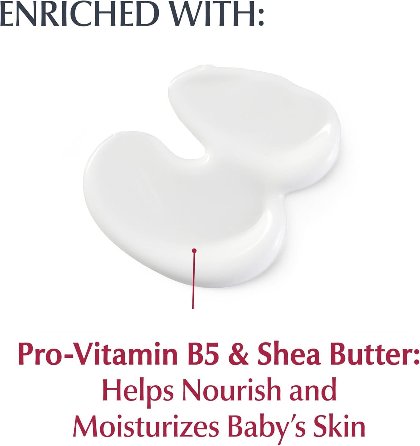 Baby Body Lotion, Hypoallergenic and Fragrance Free Baby Lotion with Pro-Vitamin B5 and Shea Butter, 13.5 Fl Oz Bottle