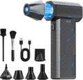 Compressed Air Duster, 3 Gear to 51000RPM Cordless Electric Air Duster, 6000Mah Rechargeable Air Blower with LED Light for Laptop Computer Camera Keyboard Cleaning Dust Hair Replace Compressed Air Can