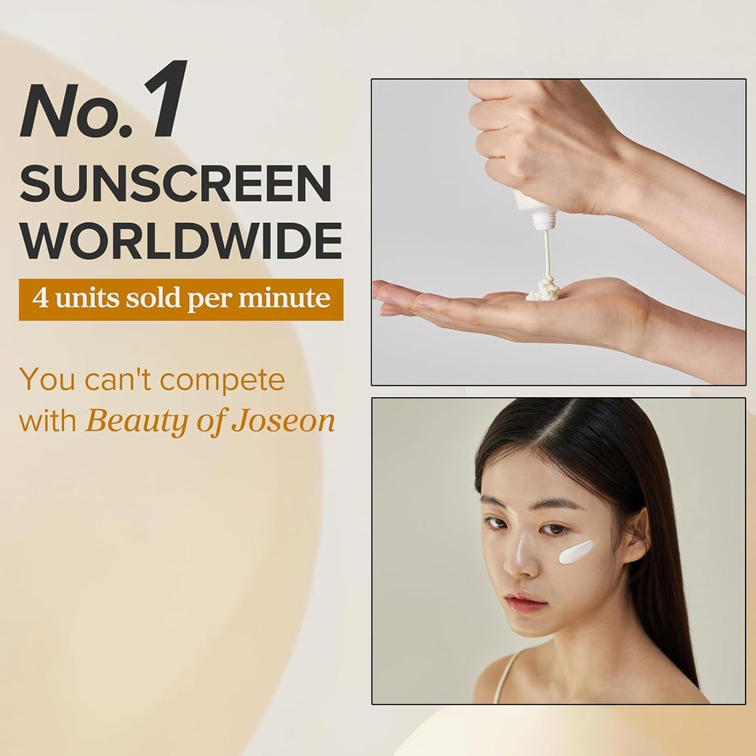 Relief Sun Organic Korean Sunscreen SPF50+, PA++++ Rice and Probiotics | Korean Skin Care Solution for All Skin Types | Nourishing Skin Protection and UV Def