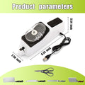 Electric Knife Sharpener,(Usb) Double Sided Knife Sharpener,Quick Sharpening & Polishing,With Protective Cover.（5Pcs Grindstone）
