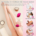 Crystal Hair Eraser for Women, Painless Hair Remover, Instant Results, Easy-To-Use, Durable, Reusable, Waterproof Epilator, Non-Abrasive(Rose Pink)