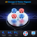 Magnetic Phone Holder for Car,  [2 Pack] Universal Air Vent Magnetic Phone Mount for Car, Car Phone Holder Mount for Cell Phones and Mini Tablets with 4 Metal Plates