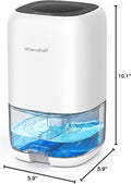 Dehumidifier, 35 OZ Small Dehumidifiers for Room for Home, Quiet with Auto Shut Off, Dehumidifiers for Bedroom (280 Sq. Ft), Bathroom, RV, Closet