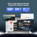 2025 Latest 15.6'' Windows 11 Laptop Computer, Intel Core I7-6500U Laptop 32GB DDR4 1TB SSD, FHD 1080P Display & Backlit Keyboard, Fingerprint, Webcam, Mini-Hdmi, Wifi 5, Bluetooth, Study, Business