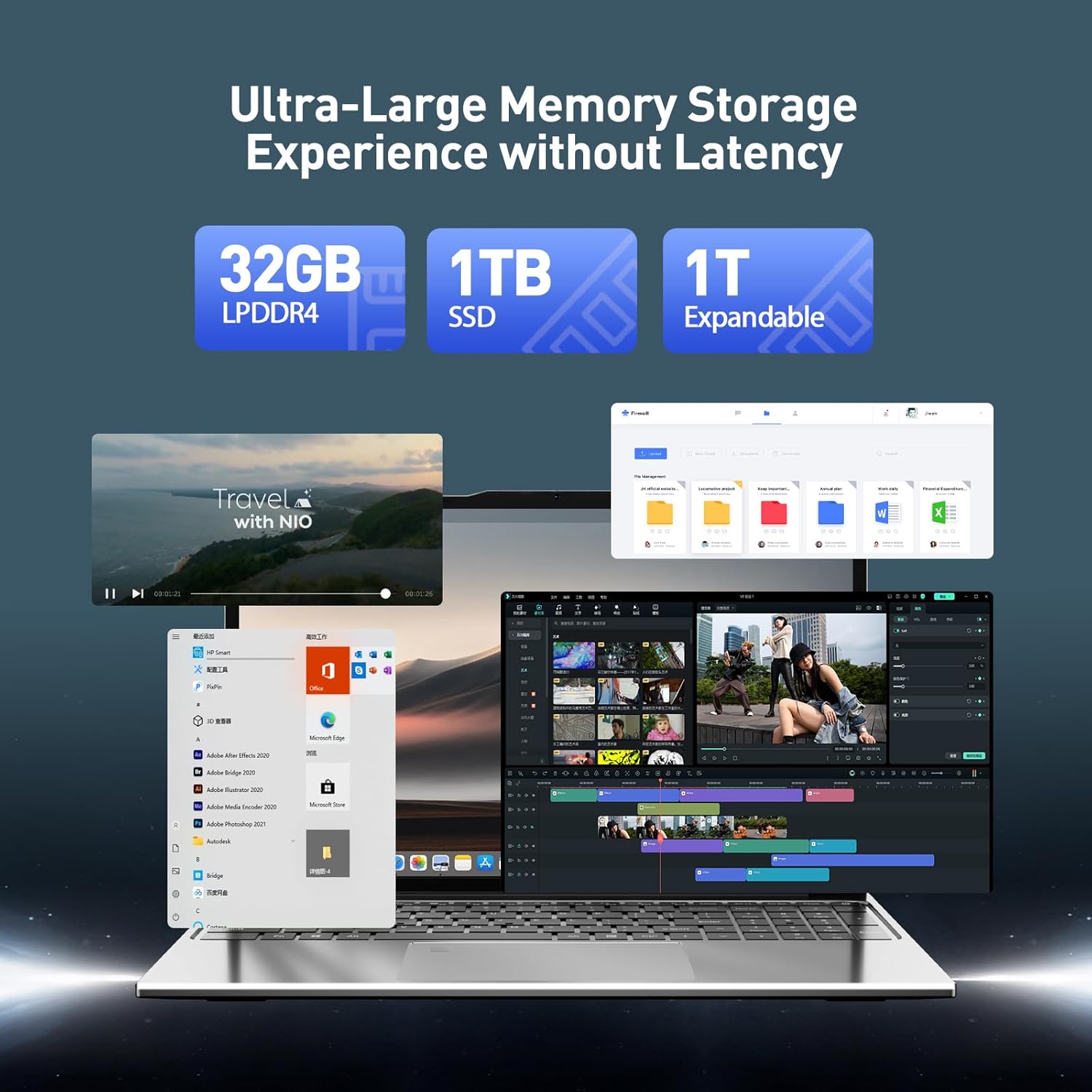 2025 Latest 15.6'' Windows 11 Laptop Computer, Intel Core I7-6500U Laptop 32GB DDR4 1TB SSD, FHD 1080P Display & Backlit Keyboard, Fingerprint, Webcam, Mini-Hdmi, Wifi 5, Bluetooth, Study, Business
