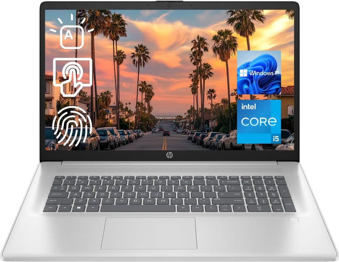 17T Laptop, 17.3" HD+ Touchscreen, Intel Core I5-1135G7 Processor 2.4Ghz to 4.2Ghz, 32GB RAM, 1TB Pcie SSD, Webcam, Wi-Fi 6, Backlit Keyboard, Windows 11 Home, Silver