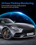 Dash Cam Front and Rear, 1080P Dash Camera for Cars, 3 Channel Car Camera Front Rear and inside with 32GB Card, Loop Recording, Night Vision, HDR, G-Sensor, 24Hr Parking