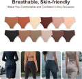 Seamless Underwear for Women High Waisted Underwear for Women Cooling Ice Silk No Show Panties 5 Pack