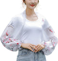 Women'S Ice Silk Cooling Sunproof Shawl UV Blocking Lightweight Breathable Sleeve Cover Summer Arm Protection