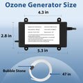 Ozone Generator for Cold Plunge, 1000Mg/H Ozone Generator for Water Keep Cold Plunge, Ice Bath, Spa, Hot Tub, Pool Clean and Fresh for a Long Time