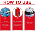 2Pack Automotive Oil Film Cleaning Brush New Glass Coating for Windshield Glass Oil Film Remover, Strong Front Windshield Remover for Windshield Improves Clarity and Visibility