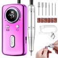 Cordless Nail Drill Professional: 45000 RPM Rechargeable Electric Nail File Kit, Portable & Low Noise for Acrylic, Gel Nails, Manicure & Pedicure - Salon & Home Use
