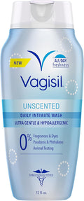 Feminine Wash for Intimate Area Hygiene, Ph Balanced and Gynecologist Tested, Unscented, 12 Oz (Pack of 1)