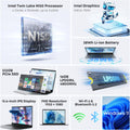 Gemibook plus Laptop 15.6'', 16GB LPDDR5 512GB SSD, Intel N150(Up to 3.6Ghz, TDP 15W), Windows 11 Laptops Computer, 2TB SSD Expend, IPS FHD 2K, HDMI, Wifi 6, BT5.2, USB 3.0, Webcam