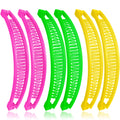6 Pcs Banana Clip Hair Clincher Combs Classic Banana Hair Clip Fish Shape Ponytail Clips for Women Girls Thick Curly Thin Fine Hair(Brown, Black)