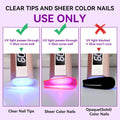 Solid Nail Glue Gel for Press on & Acrylic Nails - 3D Nail Gel for Art Design, Super Strong Clear Adhesive 15ML Long Lasting, UV Lamp Cured, Ideal for Home Salon Use