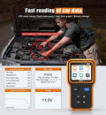 OBD2 Scanner with Upgrade Battery Tester - Diagnostic Tool for Cars That Check Engine Light & Emissions Readiness Read and Clears Vehicle Error Codes for All OBD II Protocol Vehicles since 1996