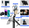 Auto Face Tracking Selfie Stick Tripod for Iphone with Light,360 Rotation That Follows Your Movement,63