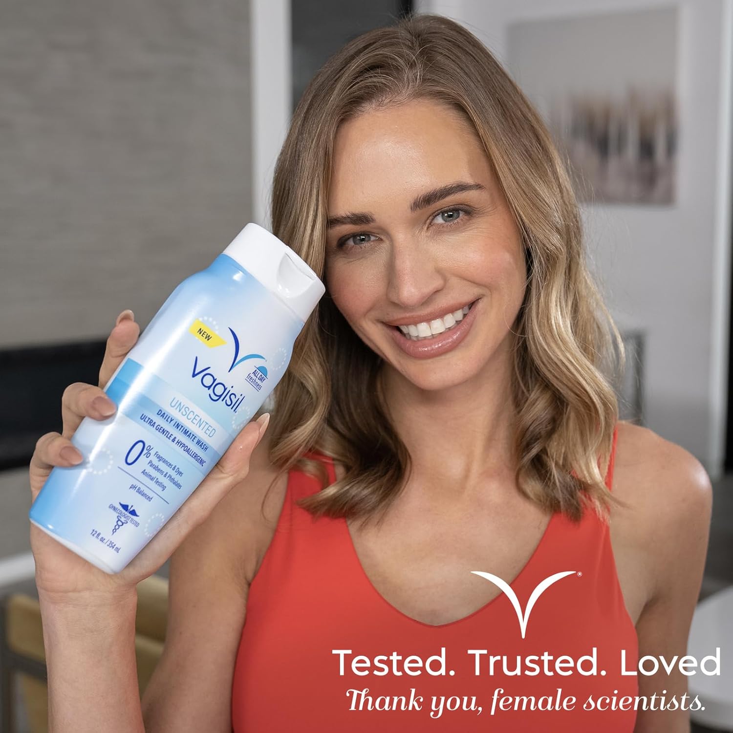 Feminine Wash for Intimate Area Hygiene, Ph Balanced and Gynecologist Tested, Unscented, 12 Oz (Pack of 1)