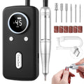 Cordless Nail Drill Professional: 45000 RPM Rechargeable Electric Nail File Kit, Portable & Low Noise for Acrylic, Gel Nails, Manicure & Pedicure - Salon & Home Use