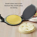 Tortilla Press, Aluminum Alloy Manual Tortilla Maker Quesadilla Maker Pataconera Maker Rotis Press Quesadilla Press for Pizza Pie Patty Making (16Cm Black)