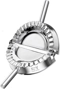 Best Utensils Stainless Steel Ravioli Mold Pierogi Dumpling Maker Wrapper Pastry Dough Cutter Kitchen Accessories (L: 4.5 Inch)