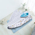Small Ironing Board Cover Scorch Resistant, Cotton Table Top Ironing Cover with Padding Heat Reflective Heavy Duty Pad (Owl, 12.5