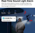 Triple Lens Wifi PTZ Security Camera, Three Cameras in One, Side Cameras with Adjustable All-Angle Arm, 2K 360° View No Blind Spot, Auto Tracking, Spotlight, 2 Way Audio